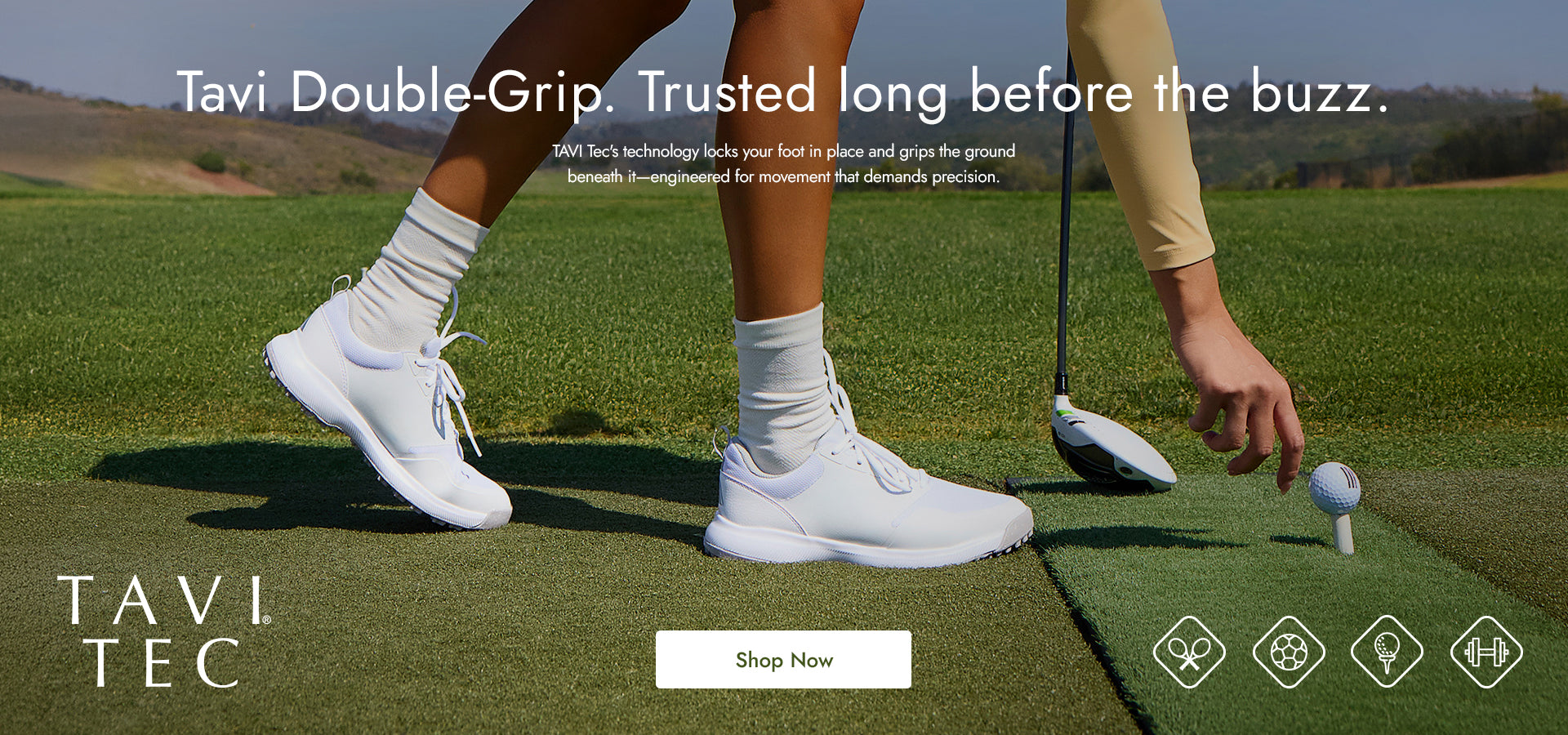 Tavi Active grip sock advertisement